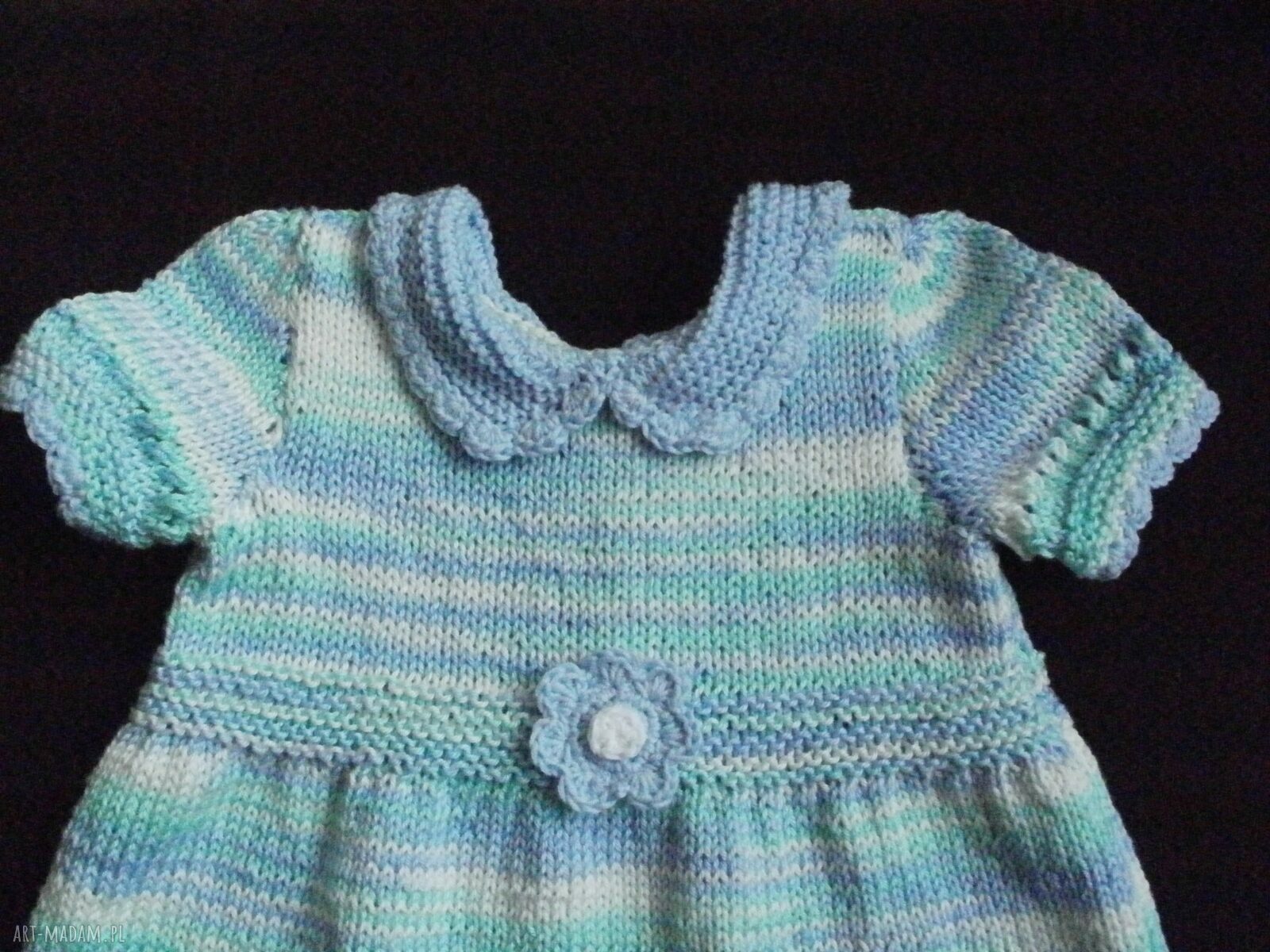 Sukienka, kapelusz i torebeczka w komplecie - handmade (74/80)