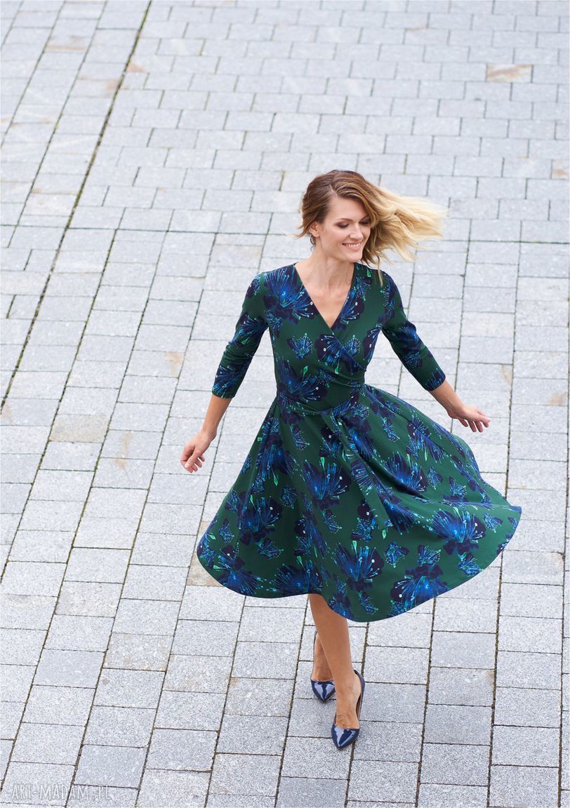 7/8 SKIRT - spódnica z kontrafałdami i kieszeniami