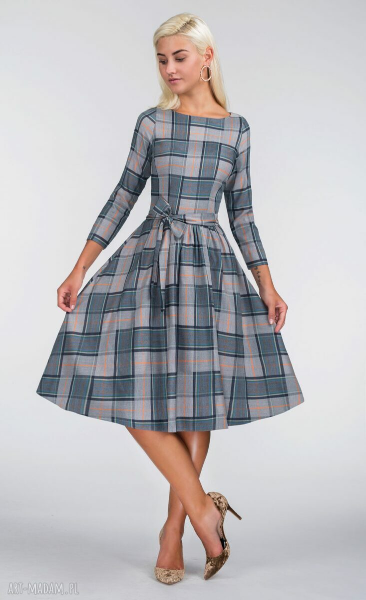Sukienka MARIE 3/4 Midi Jenna HandMade