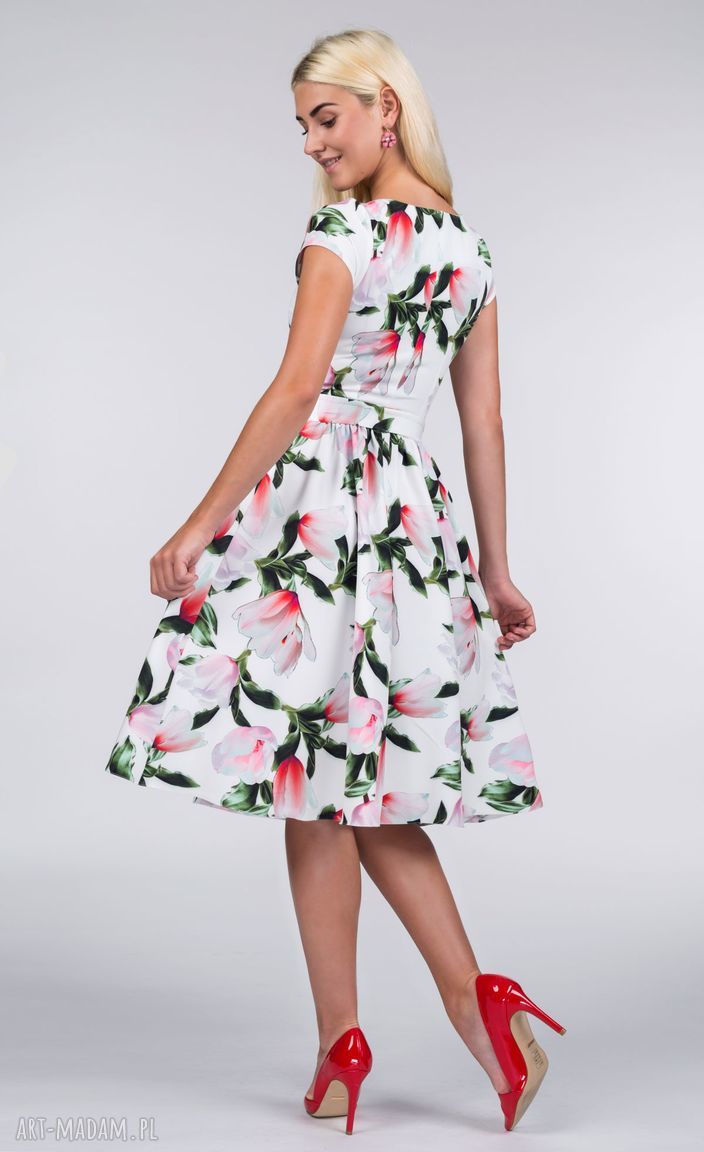 Sukienka MARIE Midi Pralinka handmade