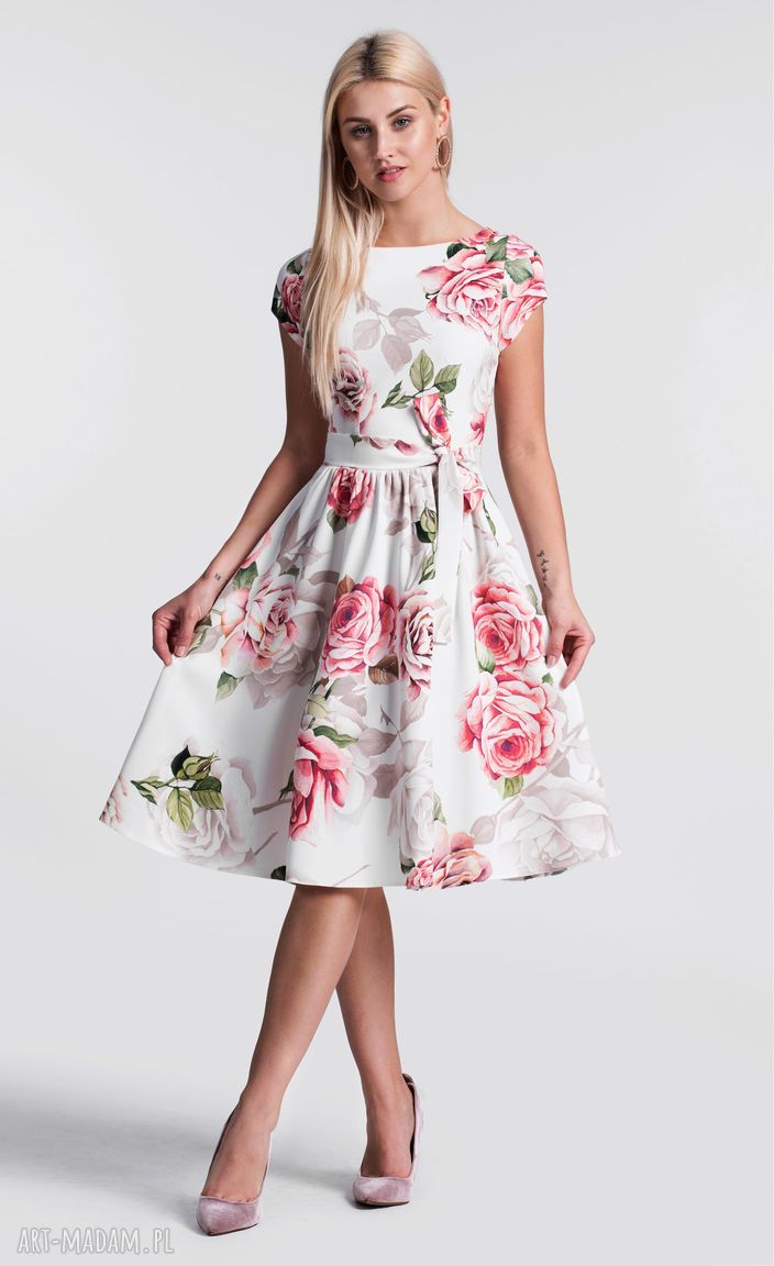 Sukienka MARIE Midi Rosanna Ręcznie zrobione