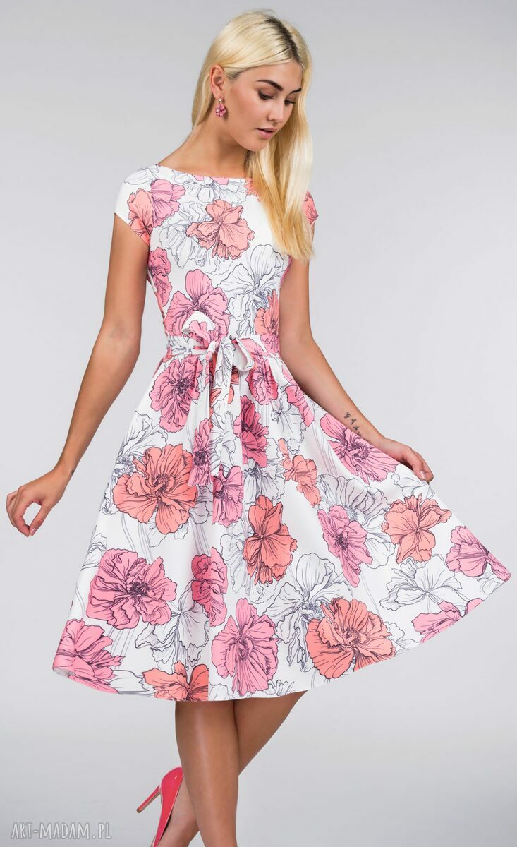Sukienka MARIE Midi Rozetka handmade