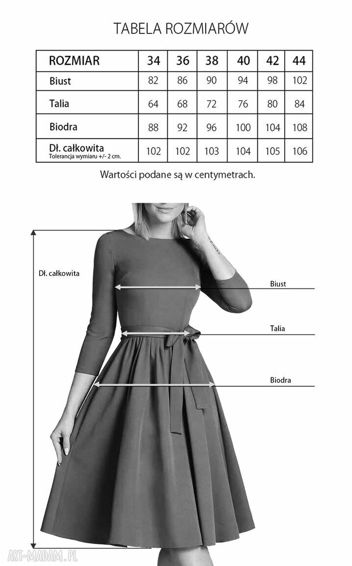 Sukienka Midi MARIE (Aurorra) Autorskie