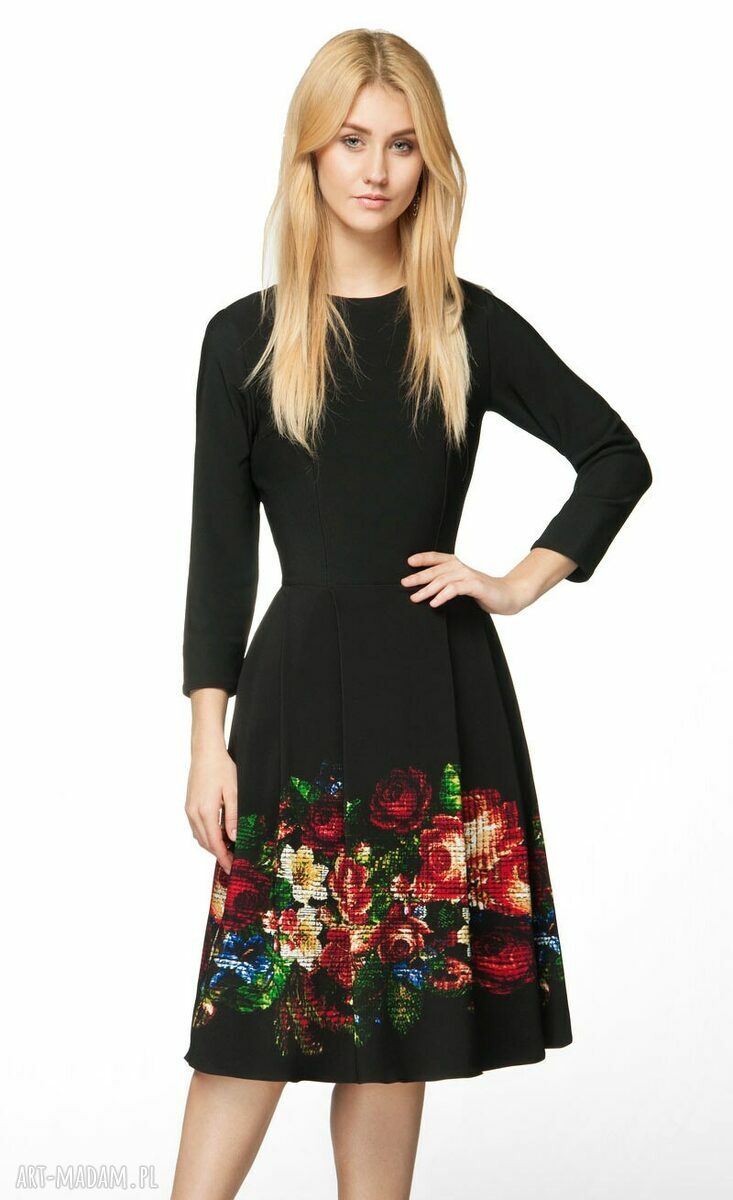 Sukienka RITA Midi Celia (czarna) HandMade