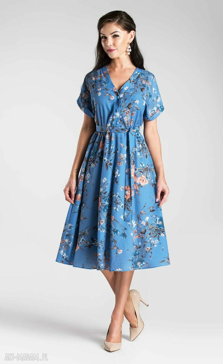 Sukienka SALY Total Midi Natalie Handmade
