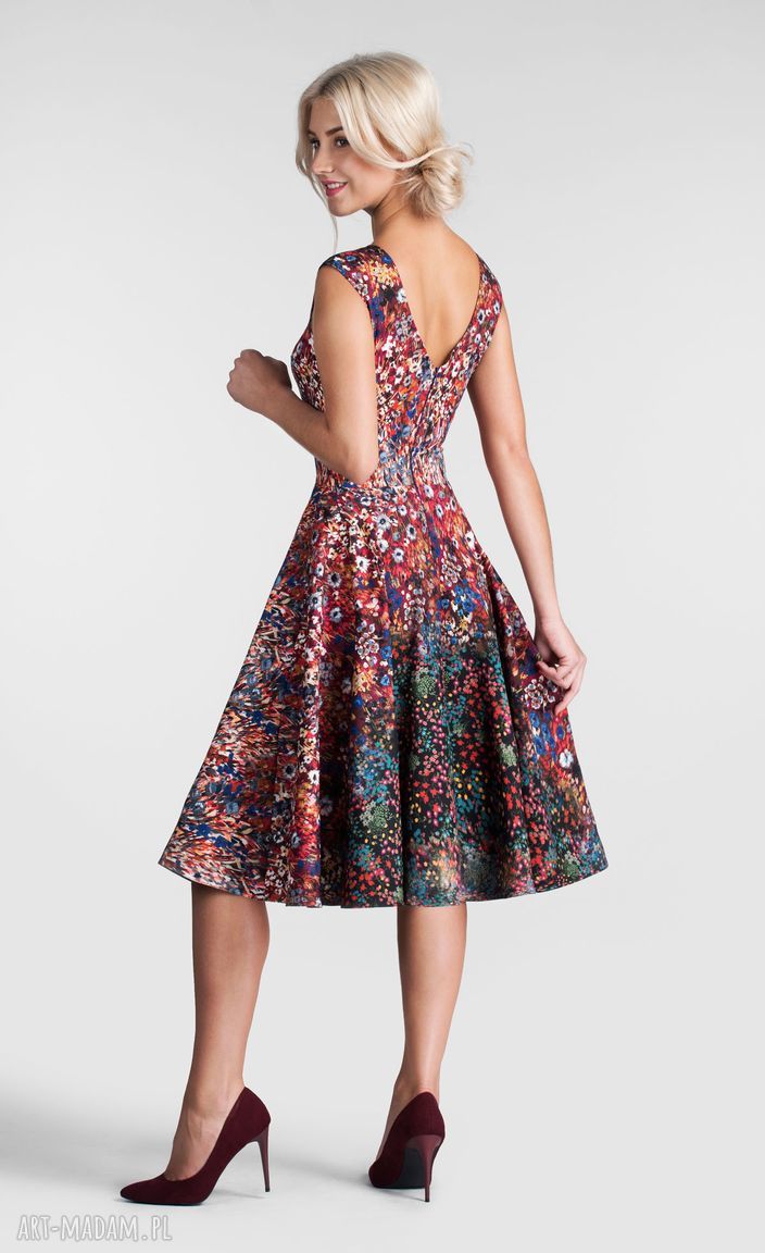 Sukienka SCARLETT Midi Celestia handmade