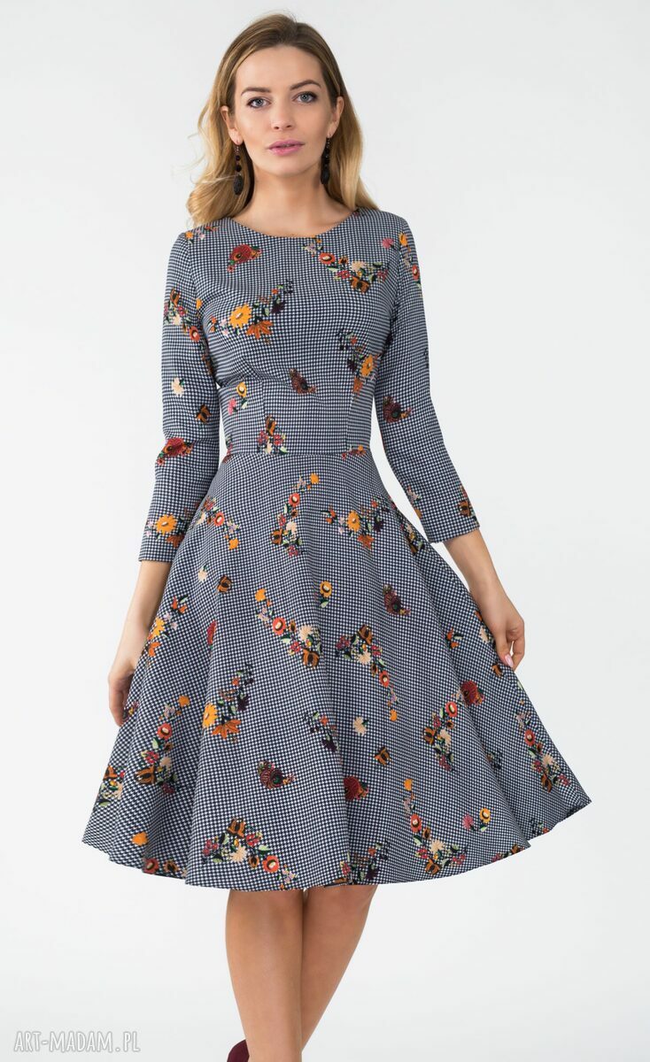 Sukienka STAR 3/4 Midi Juliana Hand Made
