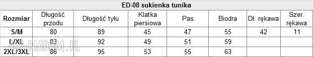 Sukienka tunika oversize z koronką ecru i falbaną 008