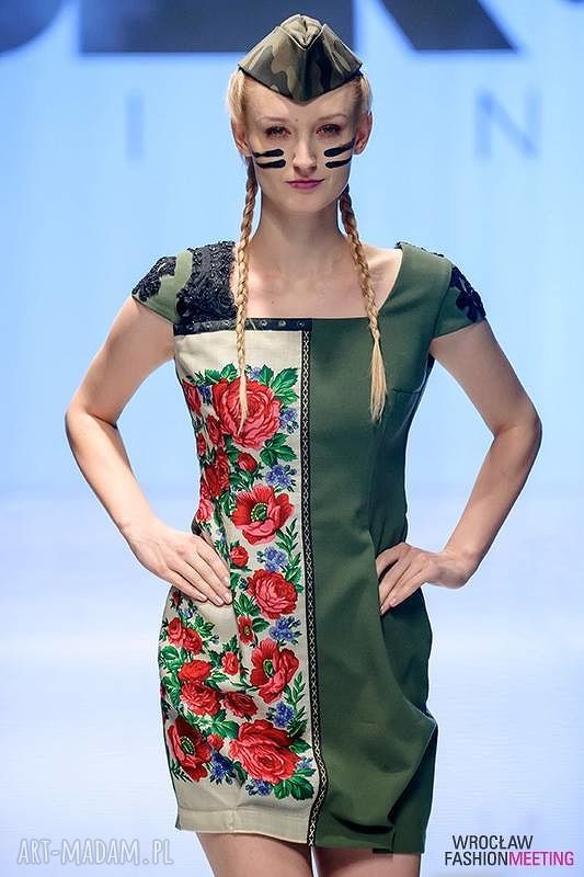 Sukienka folk design aneta larysa knap góralska marki exlusive