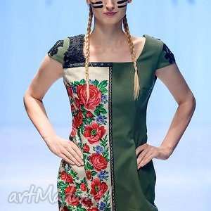 sukienka v folk design aneta larysa knap góralska