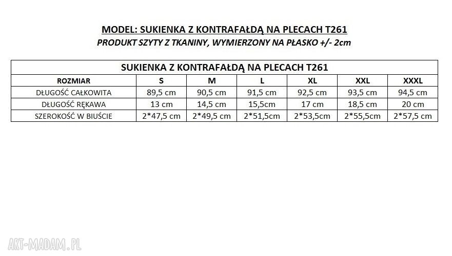 Sukienka z kontrafałdą na plecach T261 - czarna dziewczęca