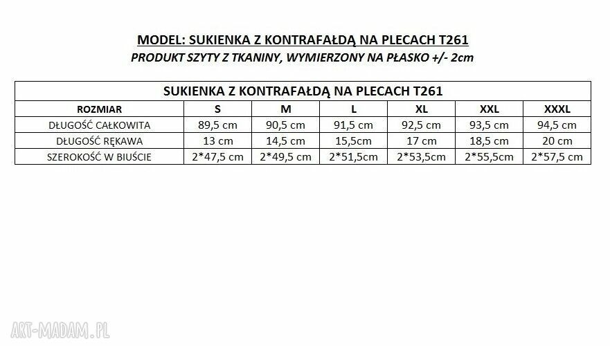 Sukienka z kontrafałdą na plecach T261 - granatowa