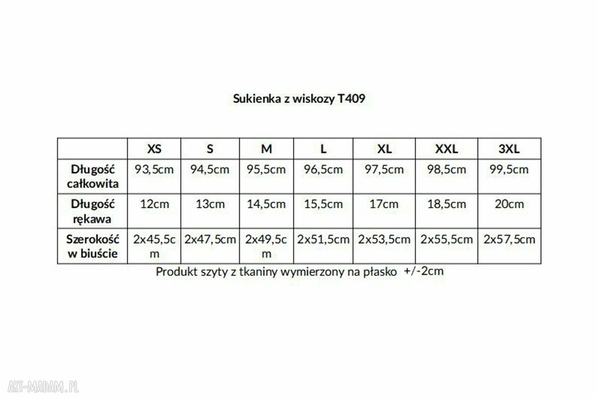 Kobieca sukienka z wiskozy Tessita z kontrafałdą na plecach