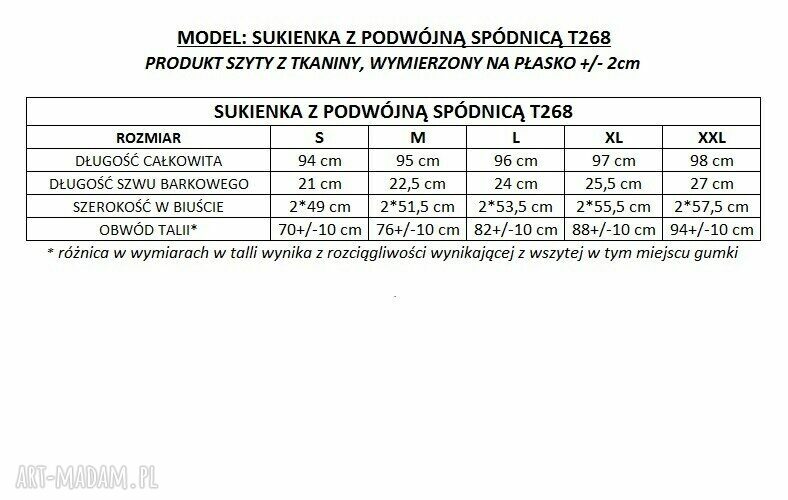 Sukienka z podwójną spódnicą T268 - czarna elegancja