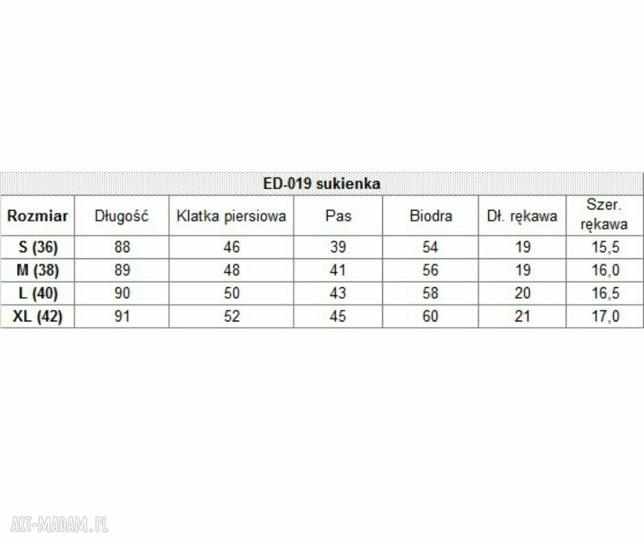 Sukienka z trzema falbankami granatowa 019 (Ella Dora)
