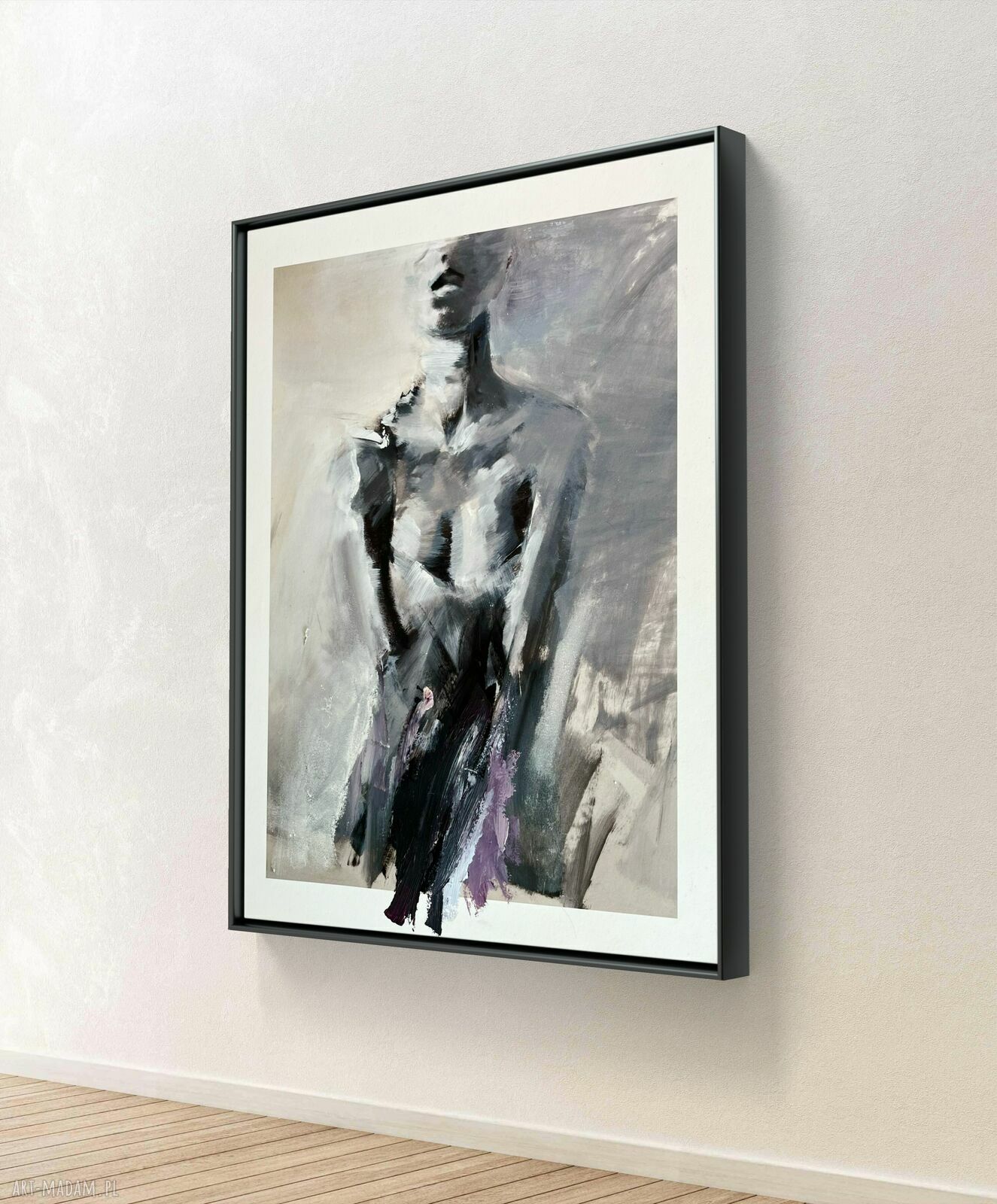 Suknia - zmysłowa grafika kobieca 100x70