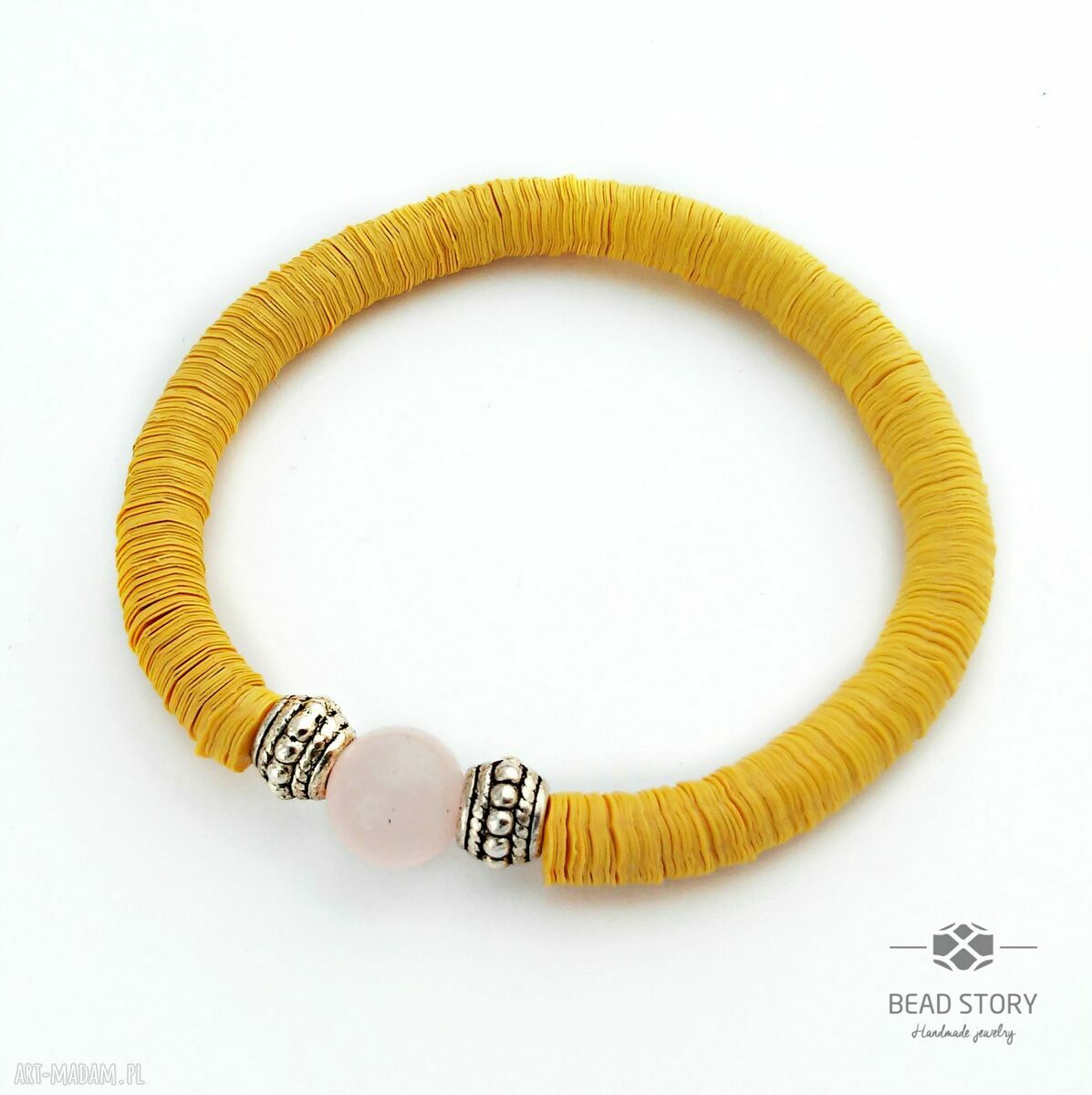 Summer spices - zestaw 5 bransoletek winylowych z metalem