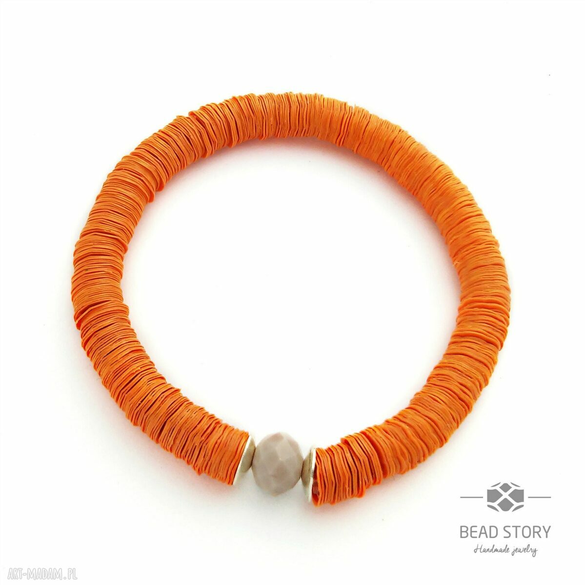 Summer spices - zestaw 5 bransoletek winylowych z metalem