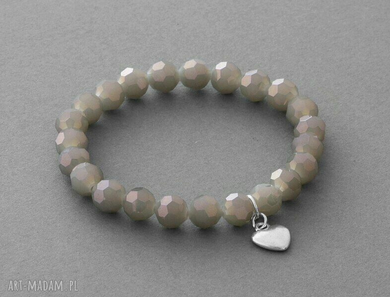 bransoletki: Sunflower jade, labradorite crystals & strap. Autorskie