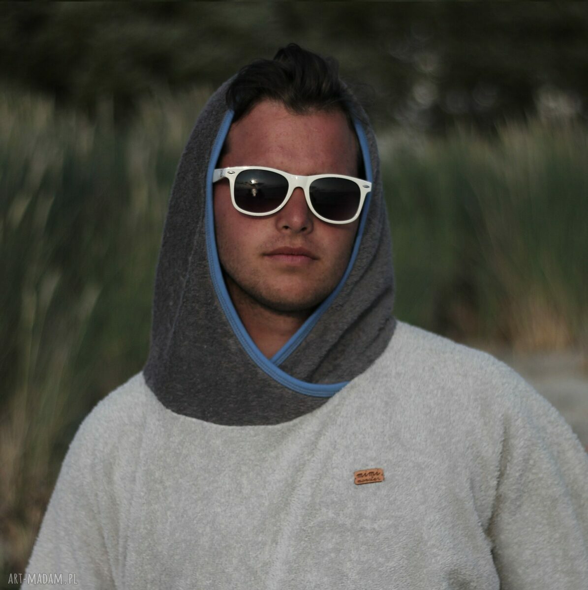 Surf Poncho - Blue Sailor - poncho dla surfera i morsa