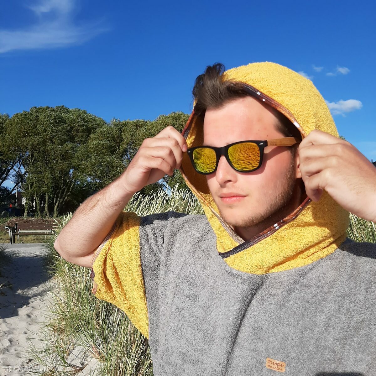 Surf Poncho - Spicy Mustard
