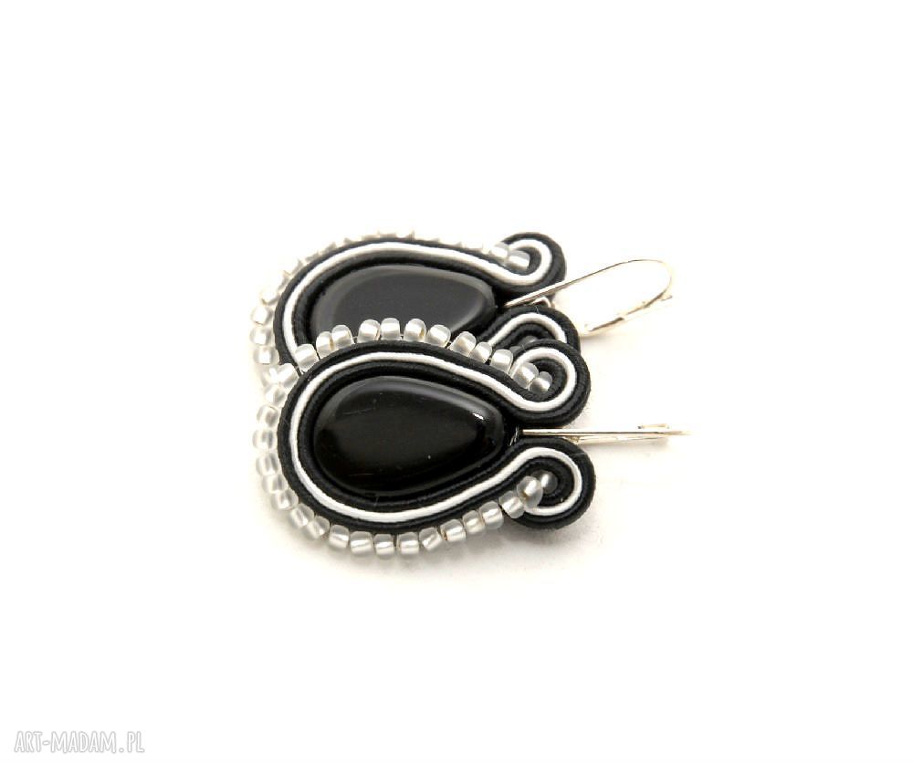 Eleganckie kolczyki sutasz handmade