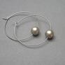 kolczyki stal alloys collection /one pearl/