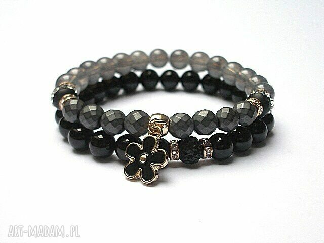 BLACK AND GREY /10 2014/ DUO hand made