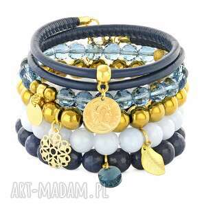 blue navy azure & golden set lavoga