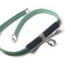 ręczne wykonanie naszyjniki choker bow /green navy /