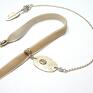 autorskie choker l. beige /smycz/ naszyjnik