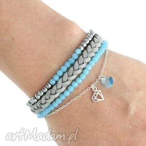 gentleness triplo - light blue silver & grey lavoga