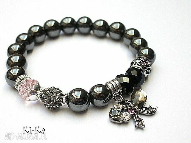 KOLEKCJA RICH GRAPHITE BOW Handmade
