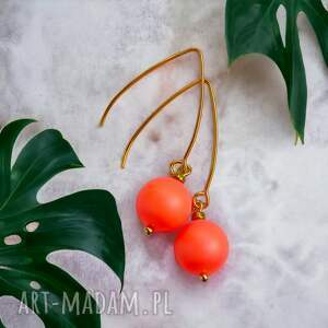 kaktusia swarovski neon pearls neon orange