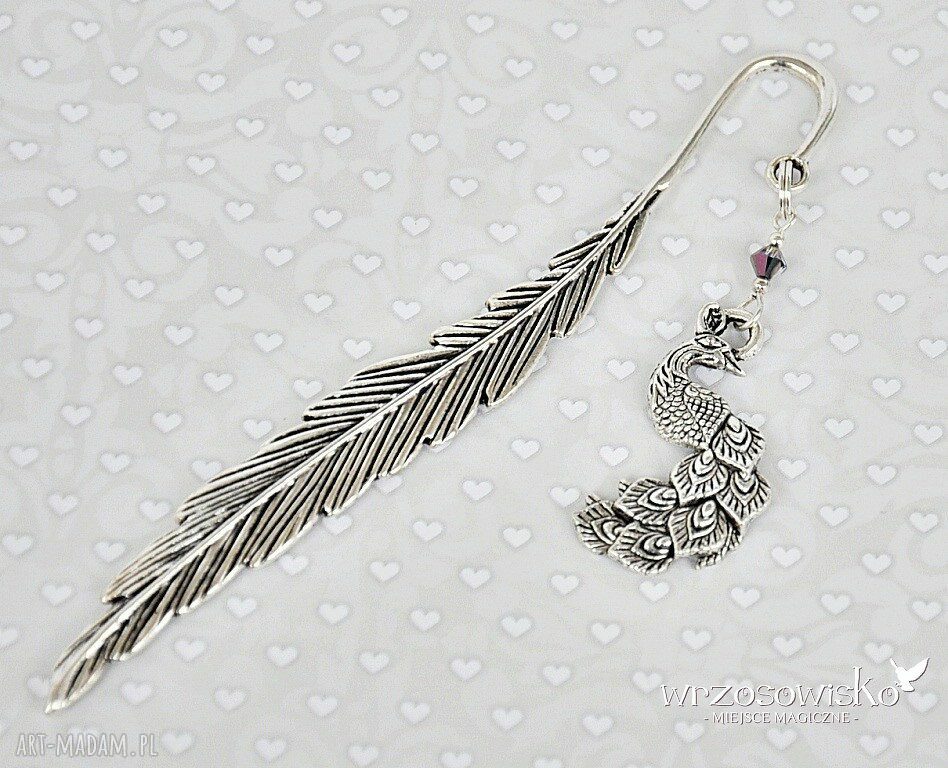 Paw kryształem zakładka pudełku zakładki książki swarovski