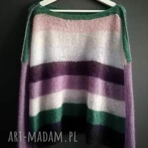 sweter - feather sweater silk&mohair the wool art