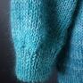 swetry sweter luxe turquoise