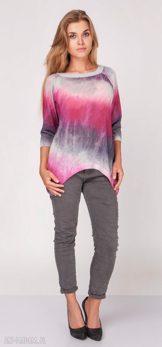 Sweterek cieniowany Pink Yarrow