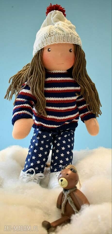 lalki: Lalka waldorfska Basia HandMade