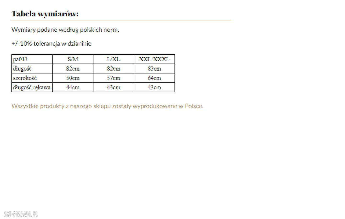 Swetrowy płaszczyk PA013 w kobalcie MKM - kardigan bez zapięcia