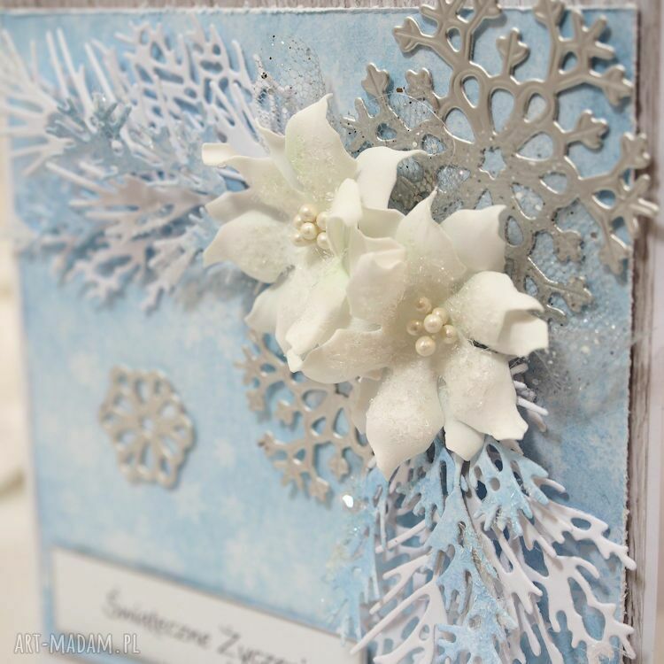 Świąteczna kartka scrapbooking „Świąteczna 6” - rękodzieło 3D