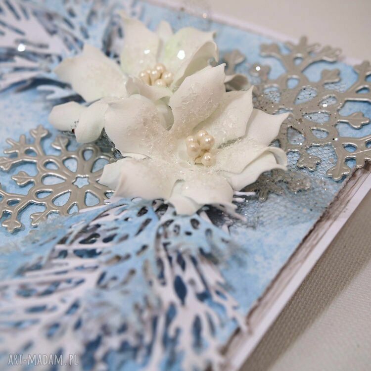 Świąteczna kartka scrapbooking „Świąteczna 6” - rękodzieło 3D