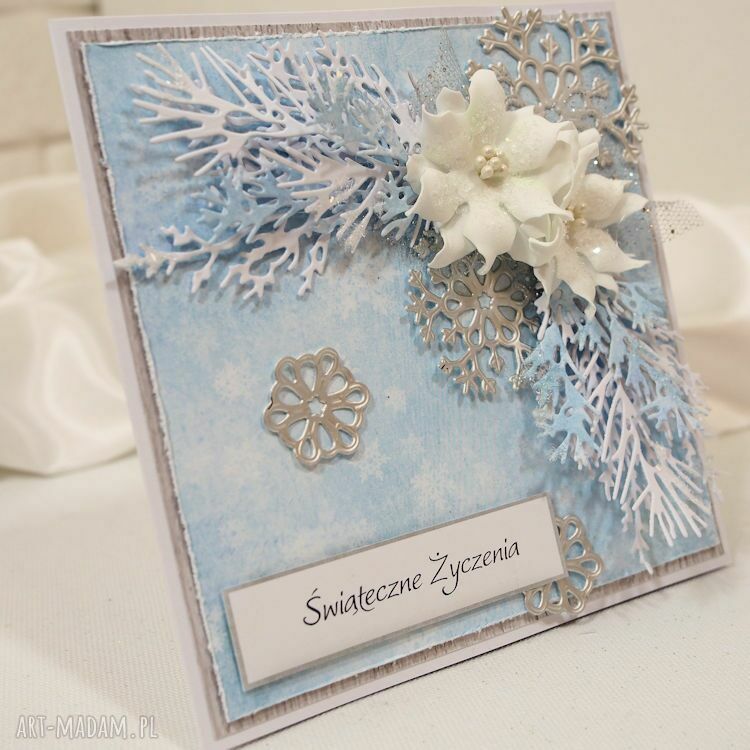 Świąteczna kartka scrapbooking „Świąteczna 6” - rękodzieło 3D