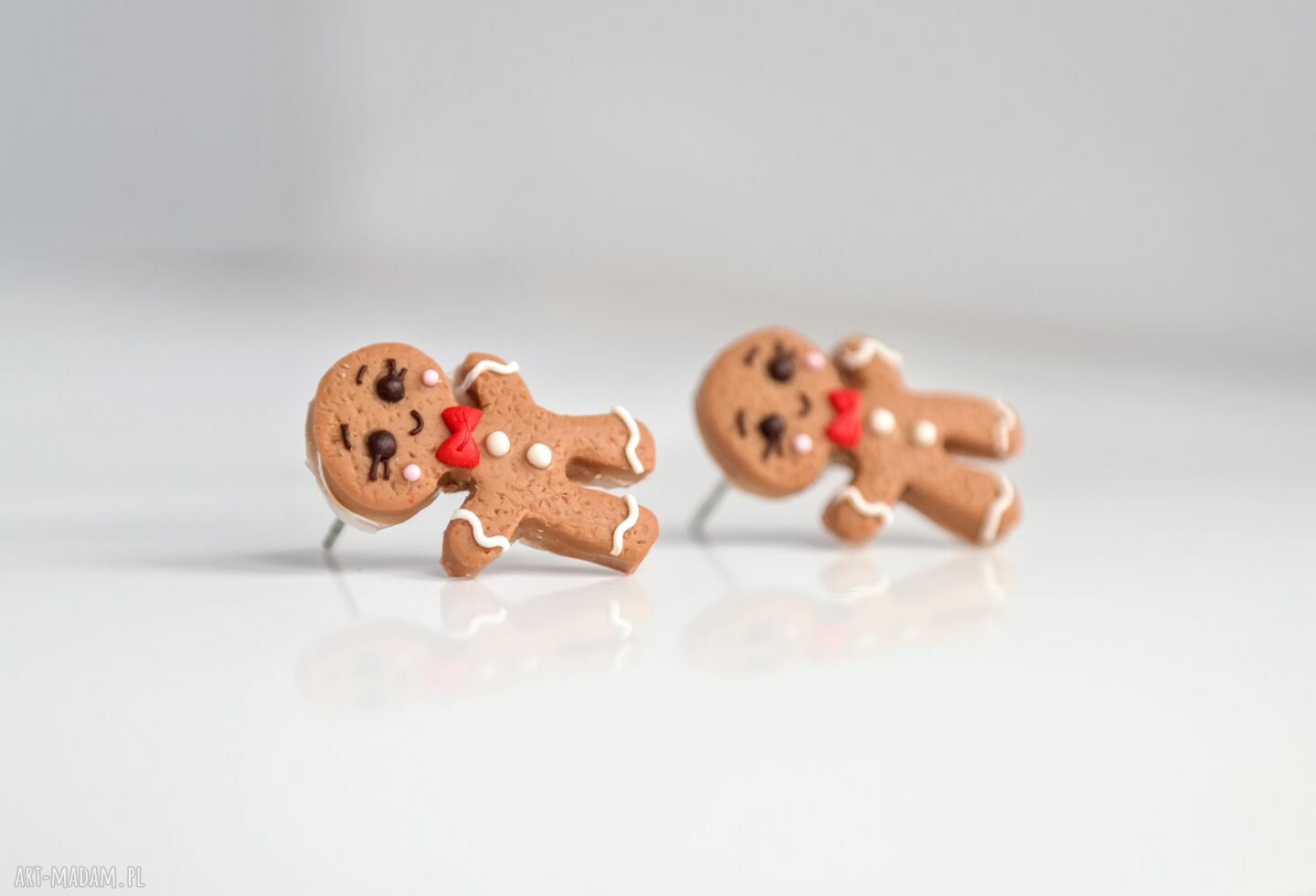 Świąteczne kolczyki z piernika - ludziki Gingerbread Forever Young