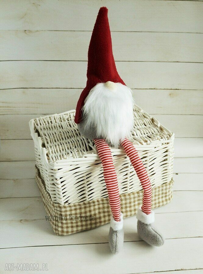 prezent pod choinkę: Świąteczny skrzat Ręcznie zrobione