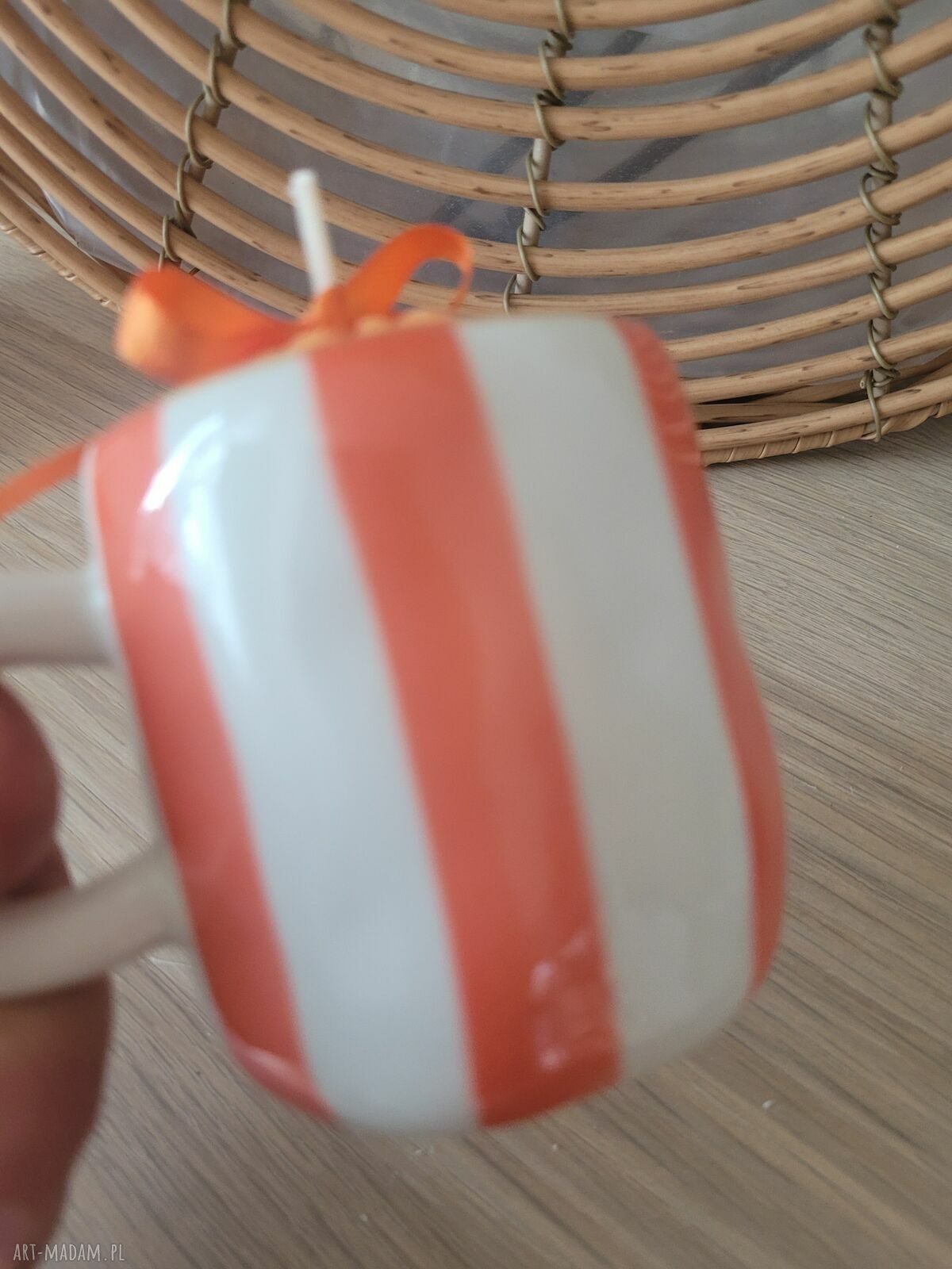 Świeca sojowa handmade w filiżance marki Homla