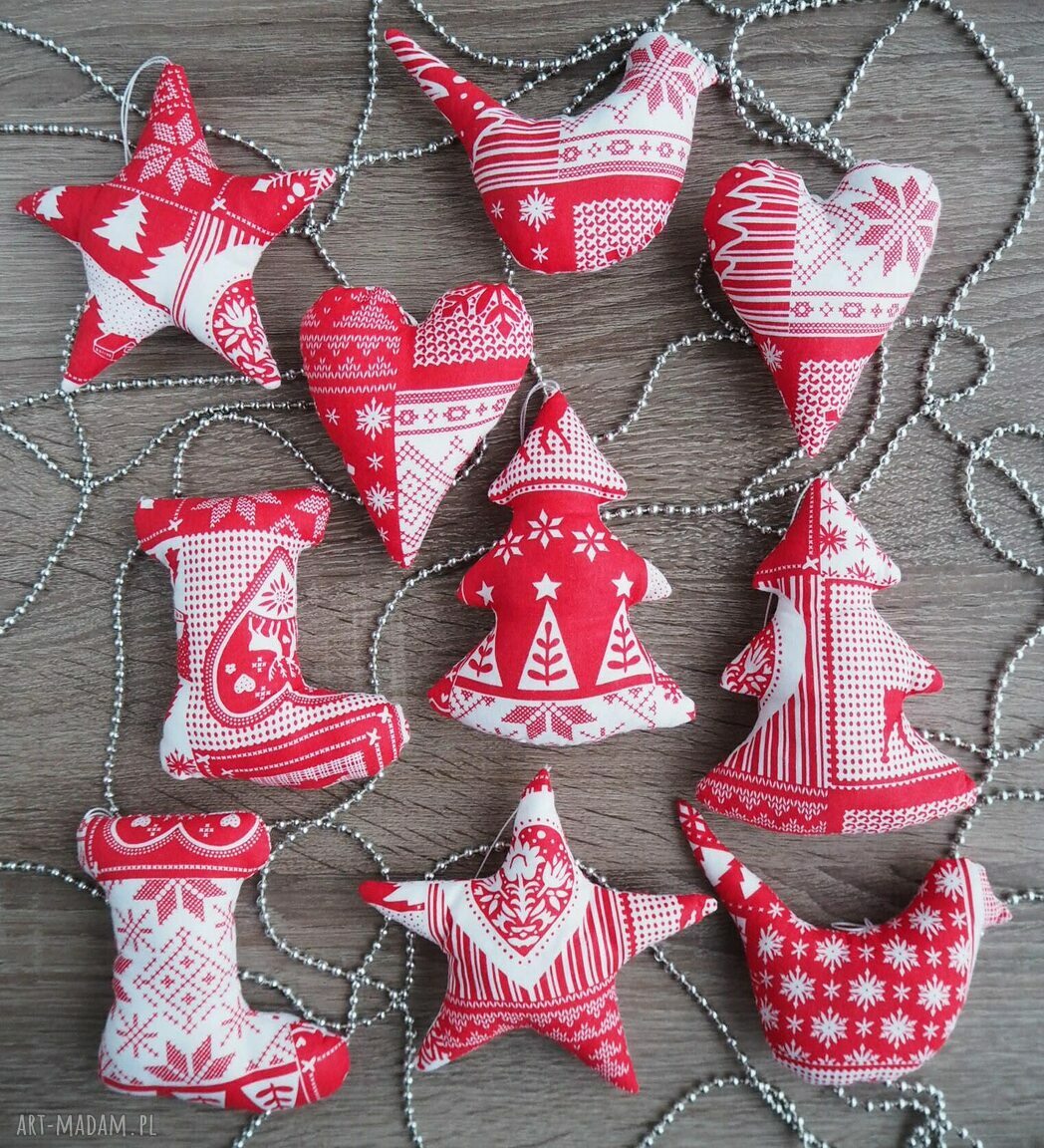 upominki na święta: BOMBKI ZAWIESZKI ZESTAW 15 SZTUK HandMade