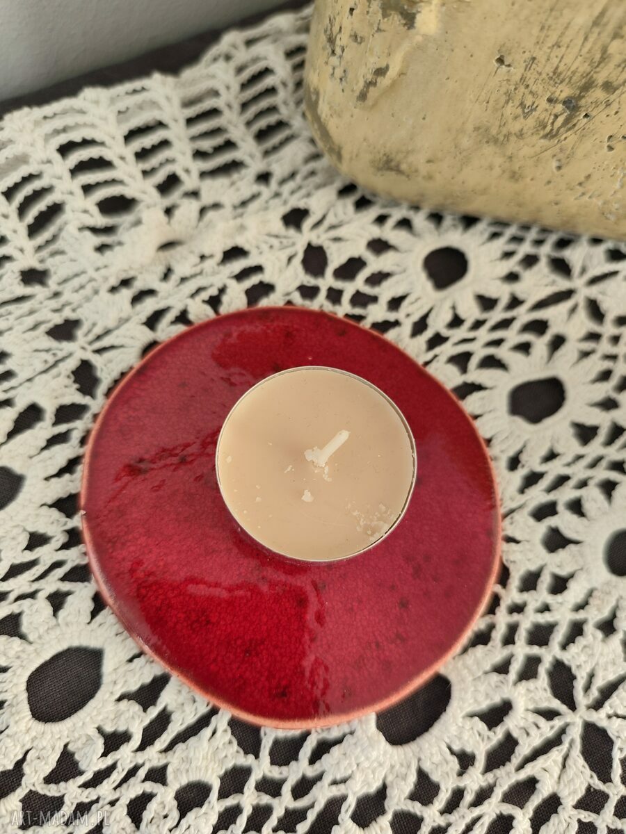 Choinka ceramiczna - lampion "Wolna Chwila" na spokojne, świąteczne wieczory