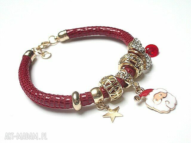 Upominki święta? Strap santa claus vol rzemień skóra mikołaj