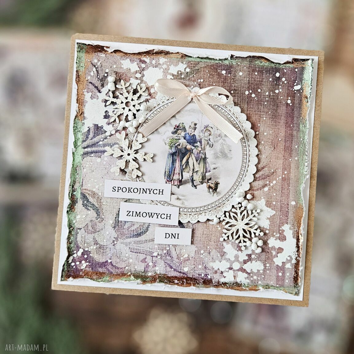 święta upominek: Zestaw kartki świąteczne Ręczne wykonanie